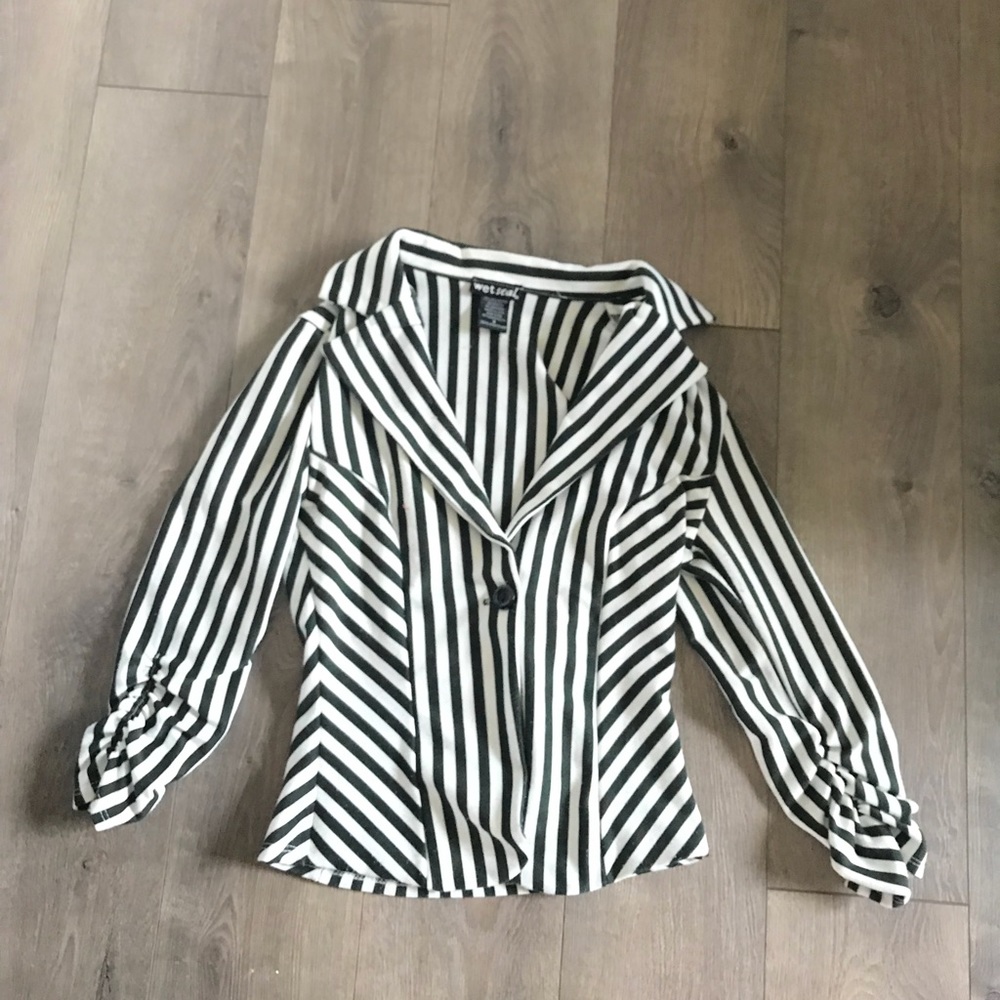 Striped Blazer